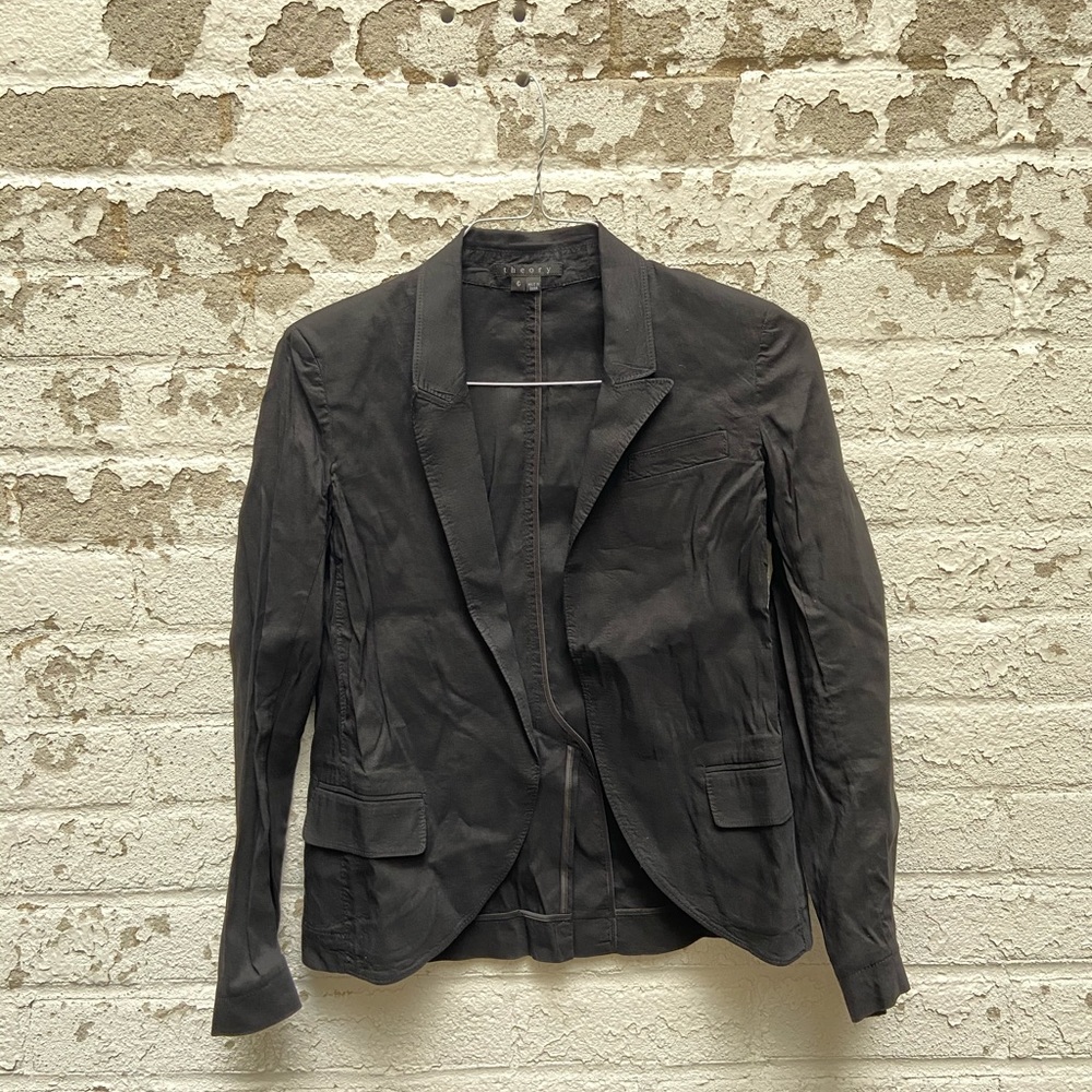 Theory, black blazer, size 6